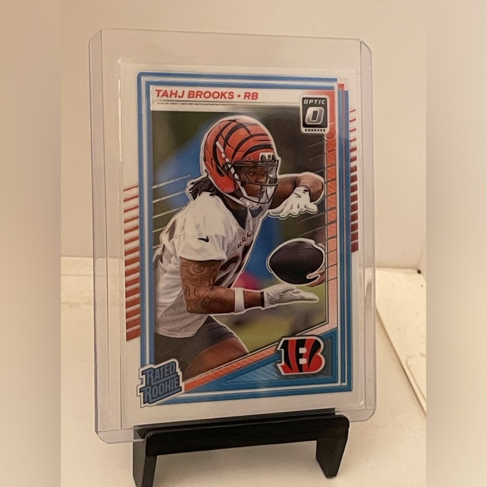 TAHJ BROOKS 2025 PANINI DONRUSS OPTIC PRIZM FOOTBALL RATED ROOKIE CARD
